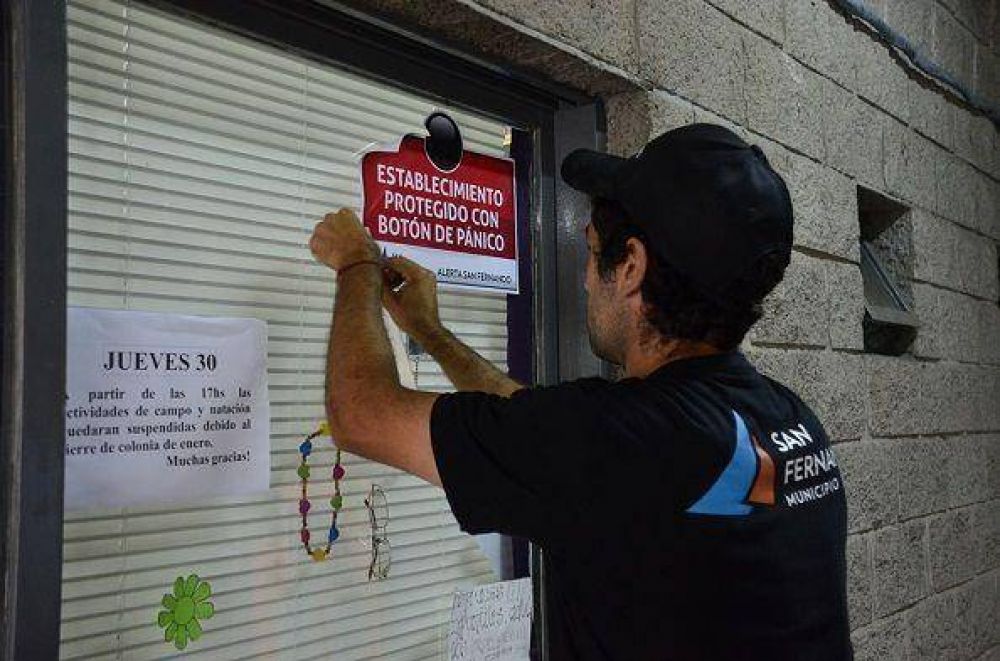 Botones de P�nico para los Polideportivos de San Fernando