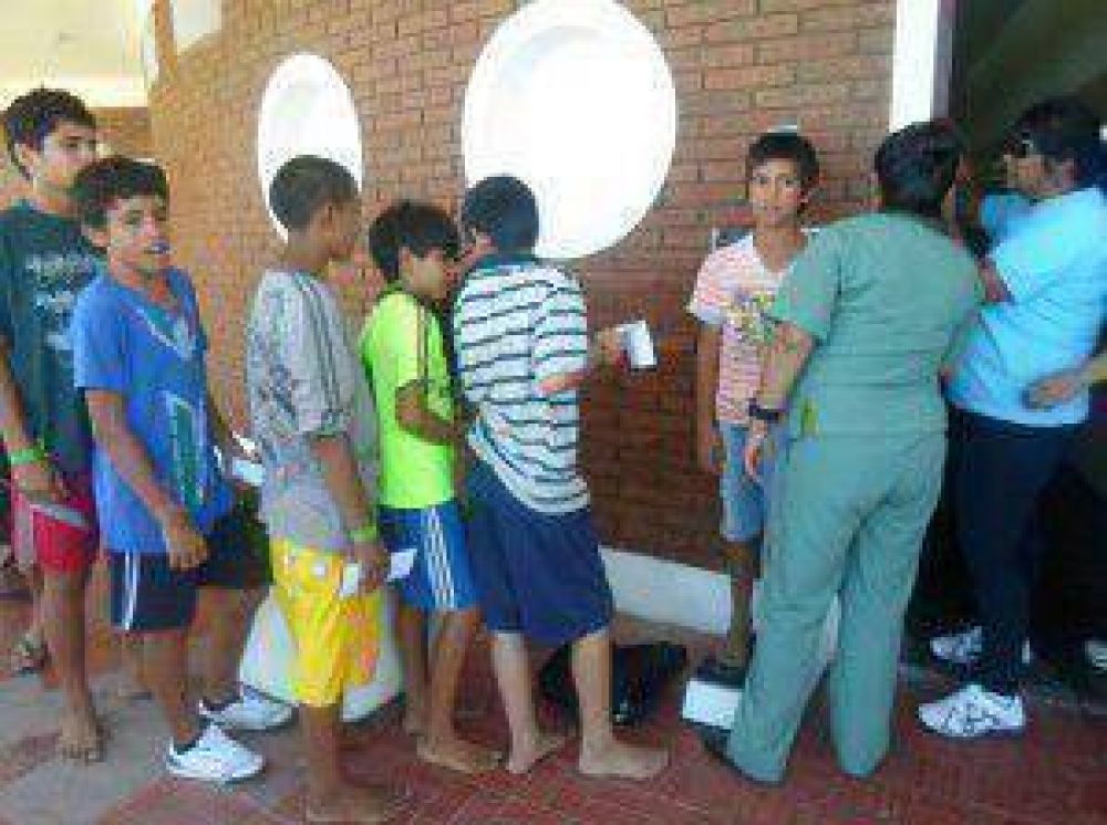 Atenci�n en salud a ni�os colonos