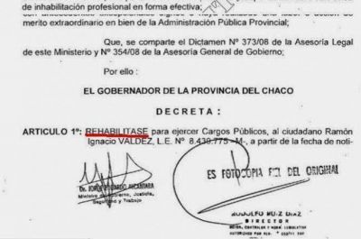 Habilitan a ejercer cargos p�blicos a polic�as condenados por apremios