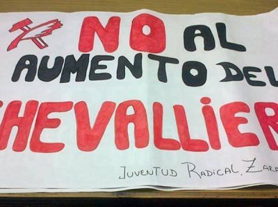 Juntaron firmas por el aumento del pasaje de la empresa Chevallier