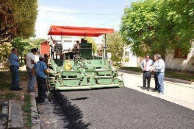 Comenz� la obra de pavimentaci�n en la zona de calle Lavalle 