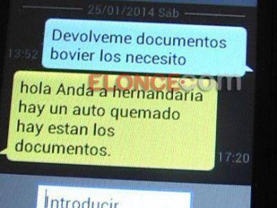 Mujer lesionada en arrebato: tras robarle, avis� por mensaje de texto d�nde le dejaba su documentaci�n 