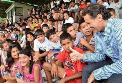Katopodis encabez� el cierre de la Colonia de Verano en San Mart�n