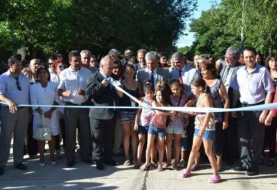 Villa Mercedes: inauguraron 12 cuadras de pavimento en el barrio �El Criollo�