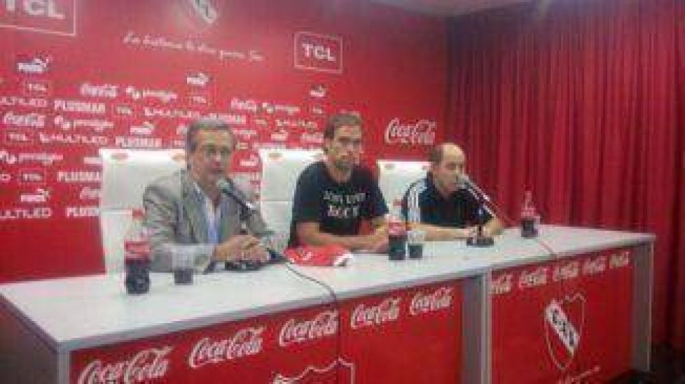 "Vuelvo por el momento que est� pasando Independiente"