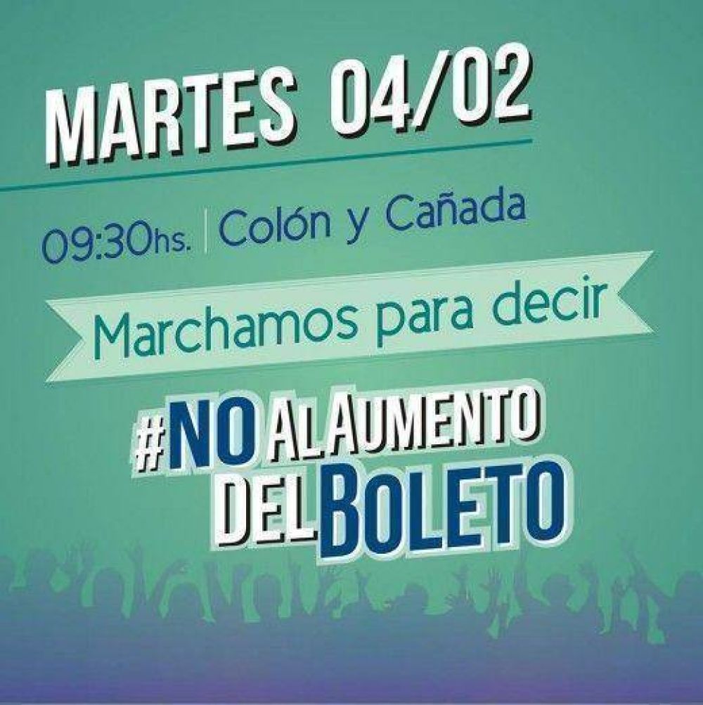 Usuarios del transporte urbano convocan a manifestar contra la suba del boleto