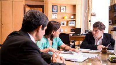 Corpacci se reuni� con los ministros Kicillof y Sileoni