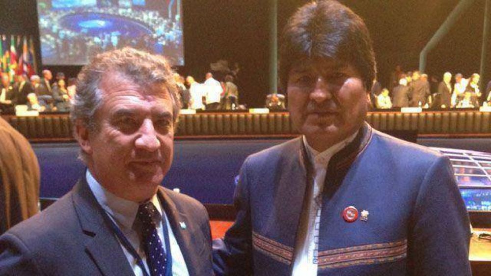 Urribarri avanz� con Evo para que Bolivia utilice puerto entrerriano	 
