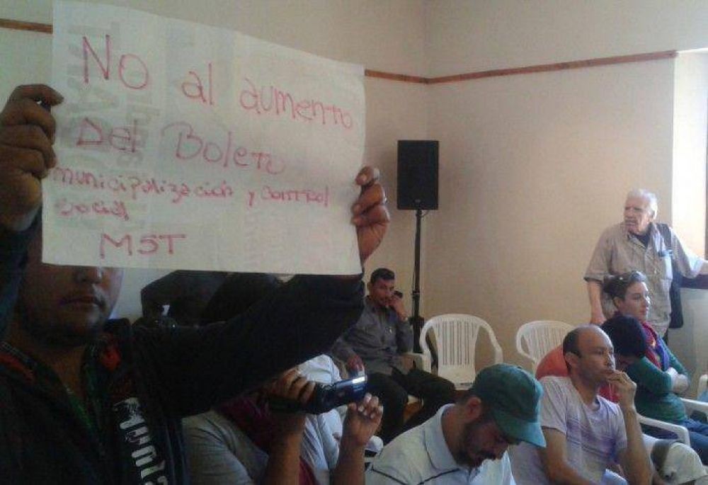 Se organiza el rechazo al aumento del boleto