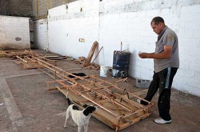 Comenz� la construcci�n del nuevo momo para los Corsos 2014
