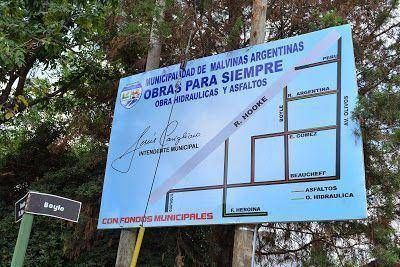M�s obras de pavimentaci�n en Malvinas Argentinas