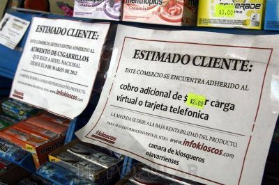 Kioscos: el plus por las cargas virtuales se fue al doble