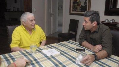 Santa Mar�a visit� a Cafiero