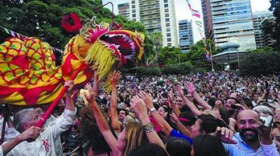 Lleg� el a�o 4712 para los chinos y lo celebraron en Belgrano