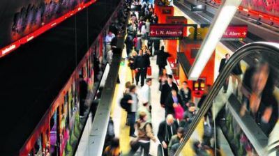 Aunque es m�s cara la tarifa, creci� el n�mero de pasajeros