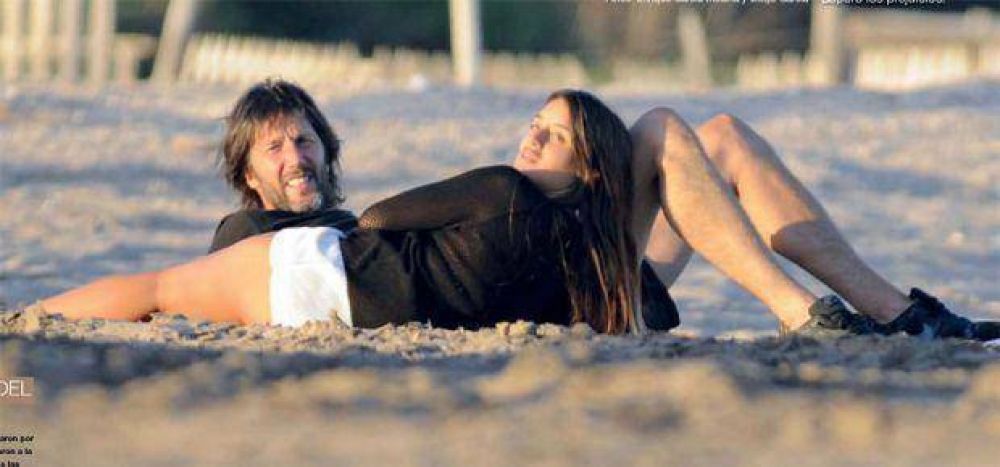 Eduardo Celasco y Vito Rodrguez, una pareja apasionada en las playas de Mar del Plata