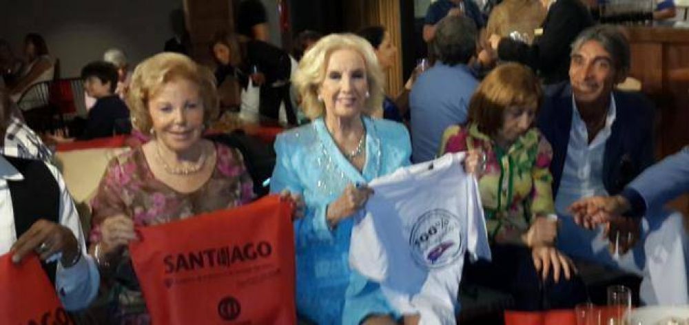Mirtha Legrand con remera santiague�a