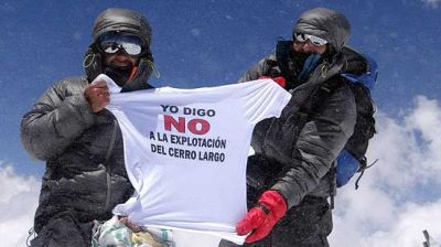 El reclamo del Cerro Largo lleg� a la Cordillera de los Andes