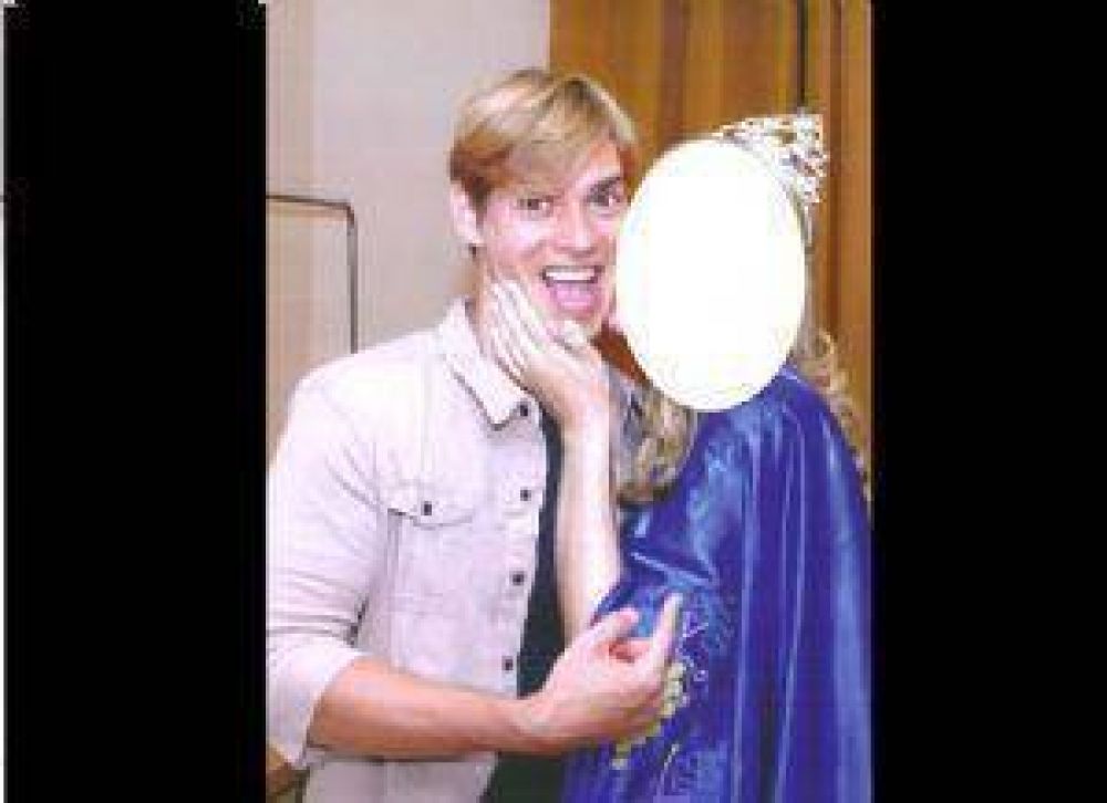 Mir� qu� reina "comi�" a besos a Carlos Baute
