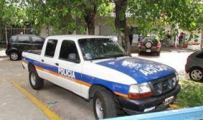 Villa Bosch: Secuestraron un patrullero "trucho" que pertenece a la empresa de gr�as Paolini