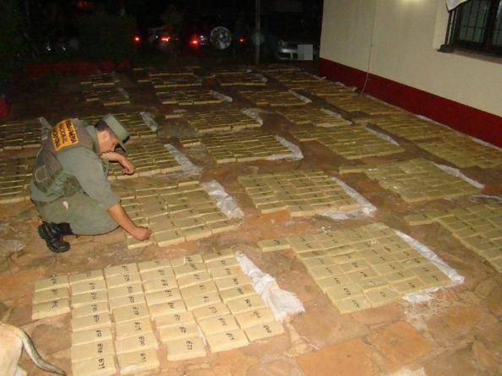 Incautaron m�s de 750 kilos de marihuana en Jard�n Am�rica