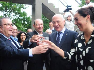 Bonfatti inaugur� la planta potabilizadora de Granadero Baigorria