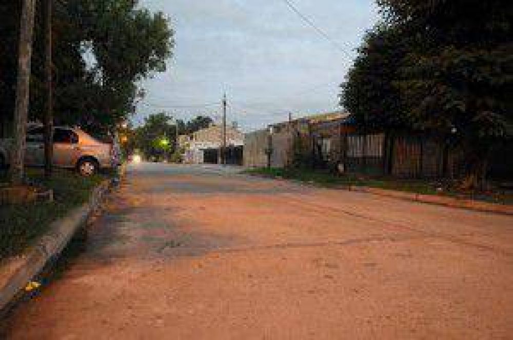 Parque Bar�n: pavimentaron y reabrieron S�nchez y G�iraldes