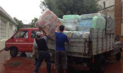 Temporal: Provincia env�a asistencia a distritos afectados