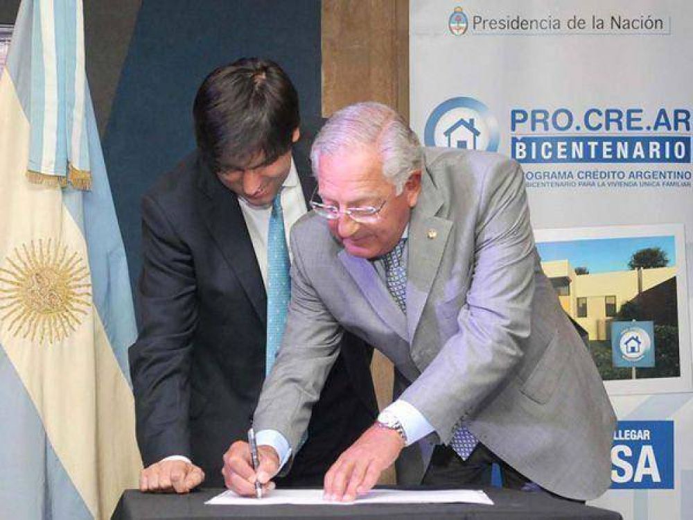 Fellner destac� el compromiso por los precios de la construcci�n