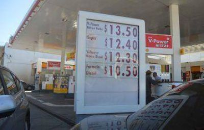 Shell ya vende la nafta a m�s de $ 13 y la brecha con YPF es amplia