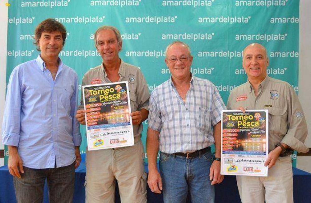 Se present� el Primer Torneo de Pesca Nocturno �Aniversario Ciudad de Mar del Plata�