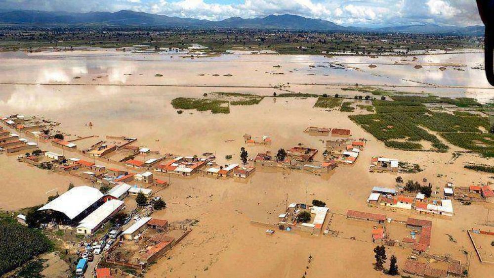 Las lluvias en Bolivia afectan a 35.700 familias