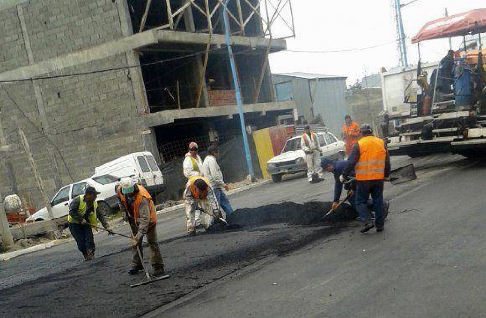Avances en los trabajos de repavimentaci�n en Magallanes