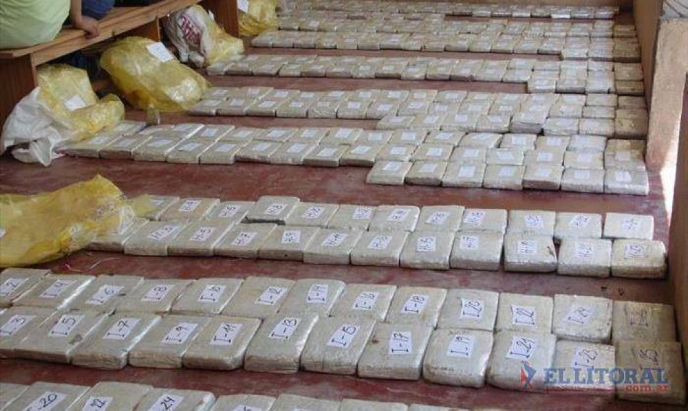 Incautaron m�s de 305 kilos de marihuana de un domicilio