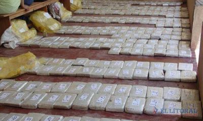 Incautaron m�s de 305 kilos de marihuana de un domicilio