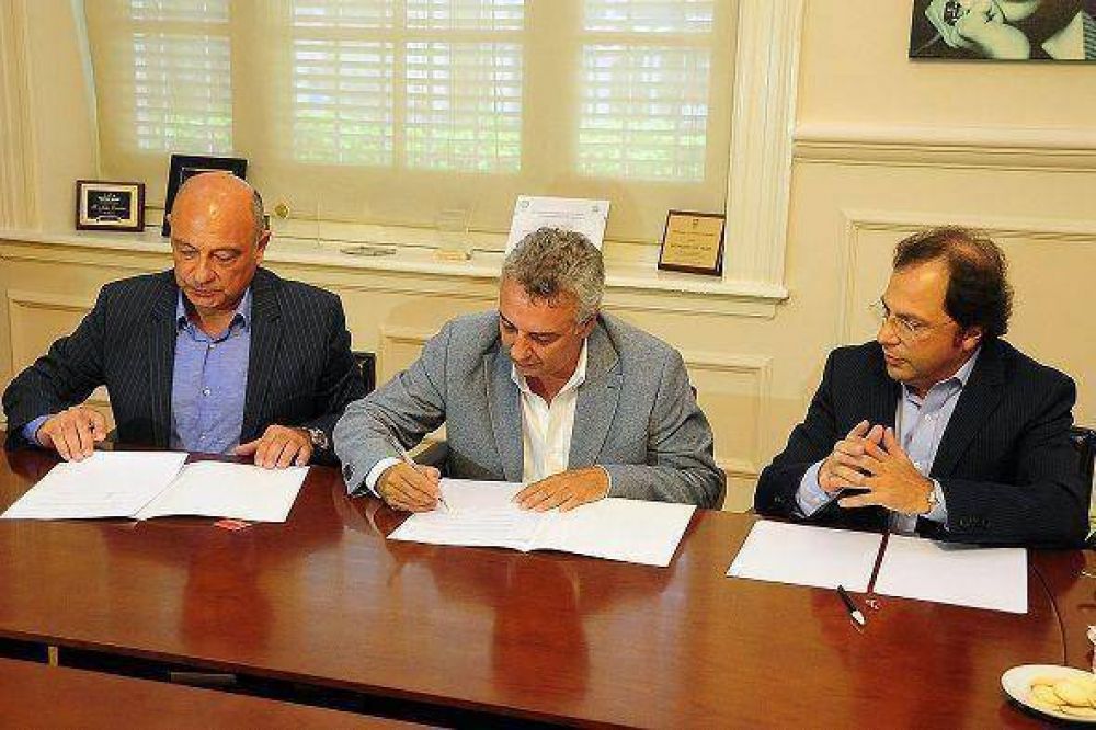 Convenio de colaboraci�n mutua entre Tigre y Almirante Brown