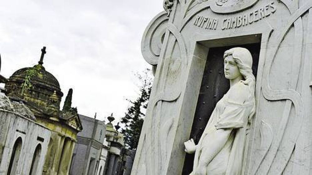 Art Nouveau hasta en el cementerio de la Recoleta