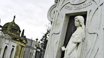 Art Nouveau hasta en el cementerio de la Recoleta
