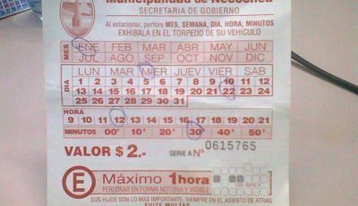 El estacionamiento medido de Tres Arroyos es caro