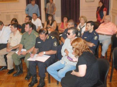 Anoche se realiz� en el HCD la primera reuni�n del Consejo de Seguridad de Z�rate