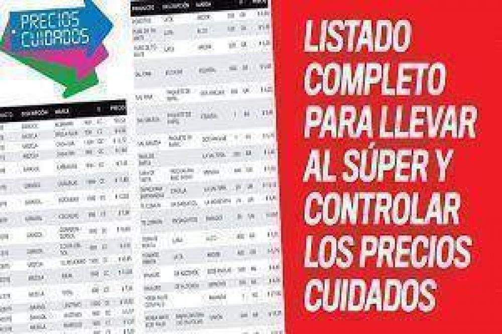A pesar de los "Precios Cuidados" muchos productos subieron un 20%