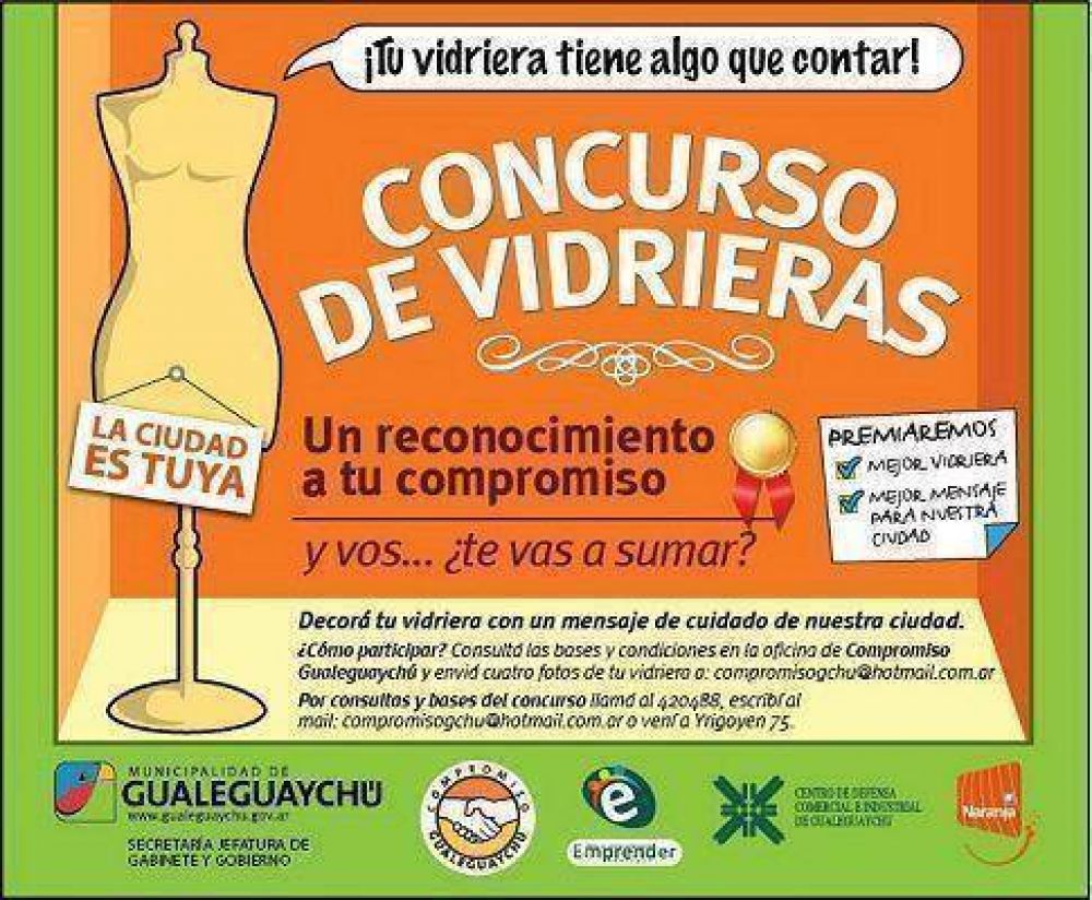 Lanzan el concurso de vidrieras �La ciudad es tuya�