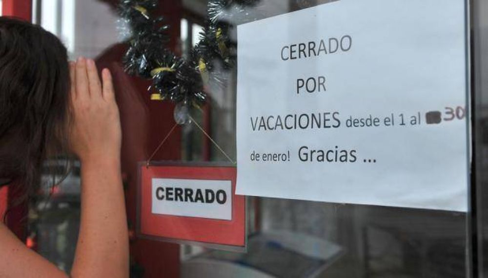 Menos negocios cierran �por vacaciones�