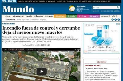 La tragedia de Barracas, en los medios del mundo