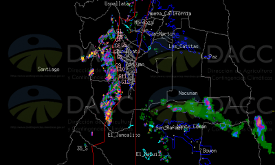 Rige un alerta meteorol�gico para el sudeste de Mendoza