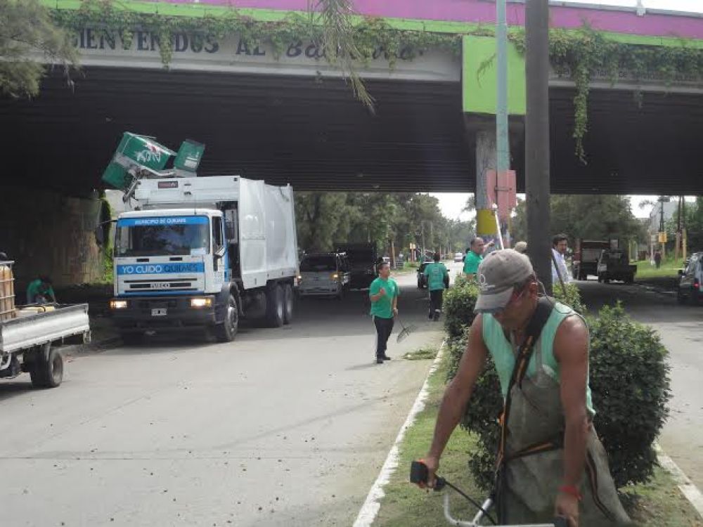 Mega operativo integral de limpieza en la Ribera