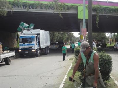 Mega operativo integral de limpieza en la Ribera