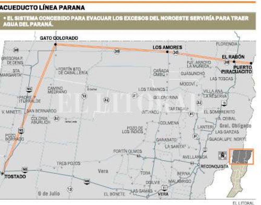 Acueducto L�nea Paran�, una alternativa