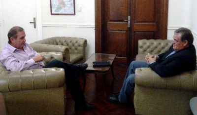 Los ministros de Obras P�blicas de Santa Fe y Entre R�os analizaron los avances del nuevo puente Santa Fe � Paran�