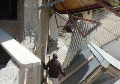 Cayeron 3 obreros de un edificio en construcci�n 